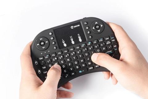 nuevos mini teclado inalambricos con touch pad para laptop, pc , tv box, stock 2 unidades