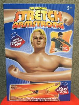 Muñeco Stretch Armstrong Gigante!! tiene 30cm de Alto Hombre Elástico