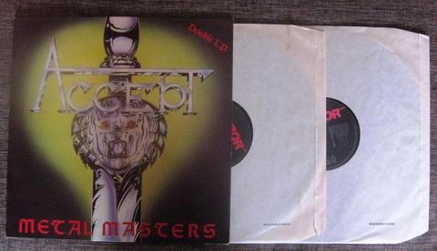 Accept Metal Master Lp 1984 Heavy Hard Rock Metal Iron Maiden G123