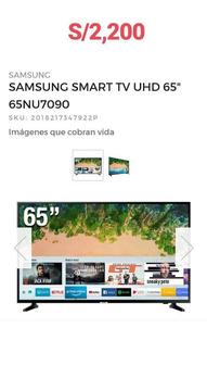 Televisor Samsung 65 Pulgadas Casi Nuevo
