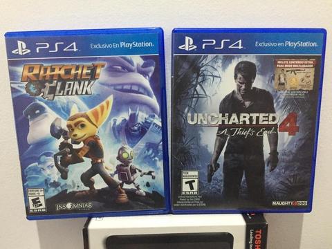 Remate PS4 Uncharted Ratchet and Clank