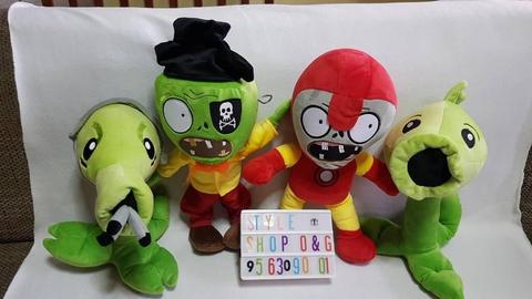 Peluche Plantas Versus Zombies Pirata Iroman bolsa Regalo