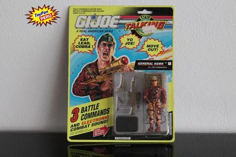 GI Joe Vintage - General Hawk c/ Mochila de comando de voz (1991)