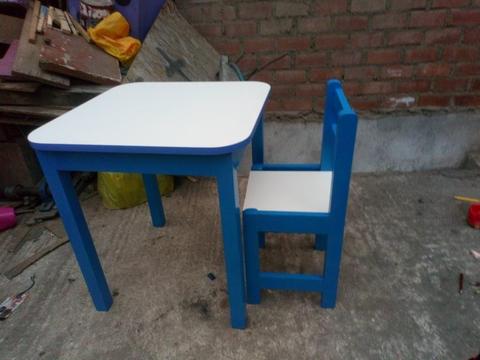 Mesa Y Silla para Niños