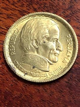 Moneda 20 Cent.Ramon Castilla 1954 Vf