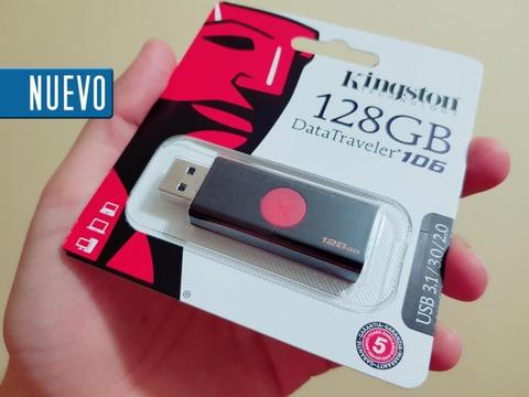 Memoria Kingston 128GB DataTraveler 106 USB 3.1 3.0 2.0 Gaak