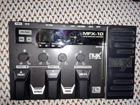 Multiefecto para guitarra Nux MFX10