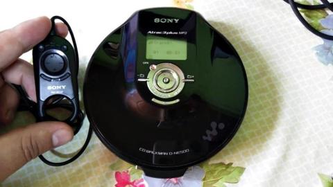 Discman Walkman Sony D-ne500 Mp3 Con Control Remoto