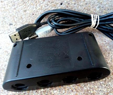 WUP-028,Adaptador Controlador Nintendo Gamecube Wii/Switch