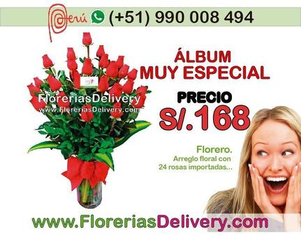 Florero con rosas importadas...Código: Olx M F.L.-0012