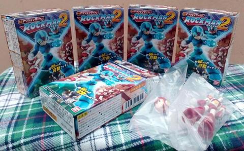 Rockman 2 / Megaman, figuras Bandai