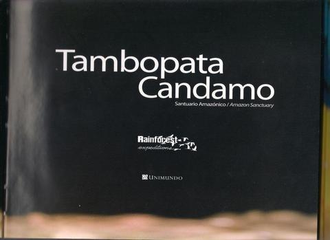 LIBRO Tambopata Candamo - Santuario Amazonico / Amazon Santuary