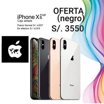 iPhone Xs 64gb Sellado Libre Mundial