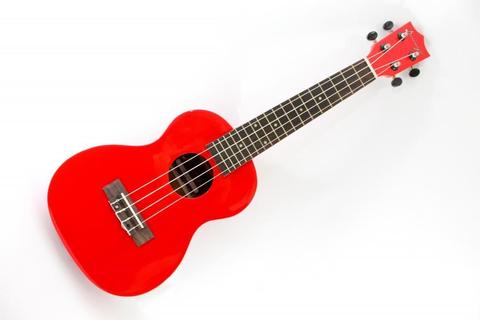 Ukelele Concierto Rojo Ukulele - Una belleza Superoferta Ukeleo