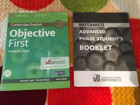 Libro Britanico Avanzado Objective First (CD Y BOOKLET)