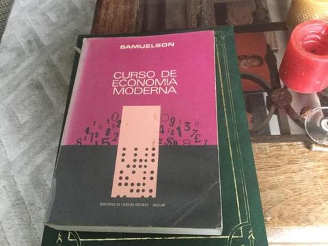 Libro Curso de economía moderna de Samuelson, impreso 1978