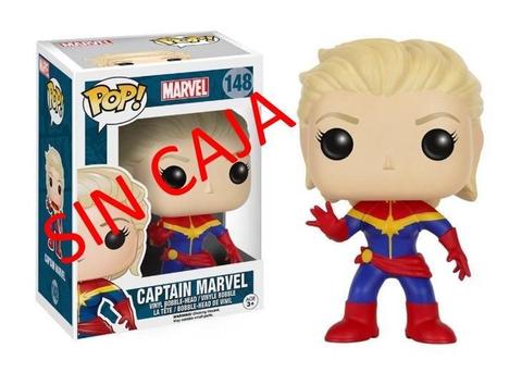 Funko Pop! Capitana Captain Marvel Sin Caja Estado 10/10