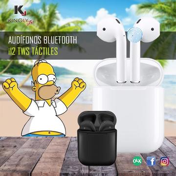 Audífonos Bluetooth i12 TWS Táctiles Tienda virtual en  Accesorios  Kingly Shop