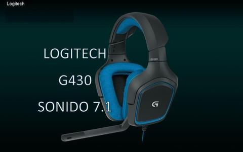 LOGITECH G430 Sonido 7.1 de Alta Calidad Headset Audifono Headphones Auricular Gamer Gaming