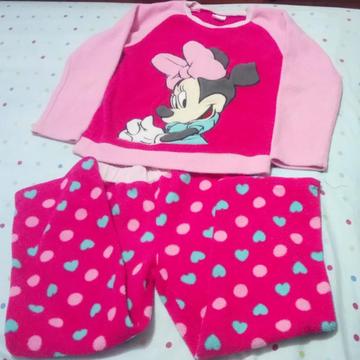 Disney Pijama Minnie Polar Invierno Niña