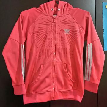 Casaca Adidas para Niñas T 10 de Franela