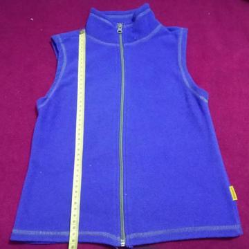 Chaleco Polar para Niña Talla 8 Morado