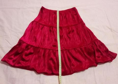 Falda Roja Ropa Niñas Talla 6 Eeuu