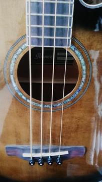 DISC Ibanez AEB10E, Electro Acoustic Bass Guitar, Natural