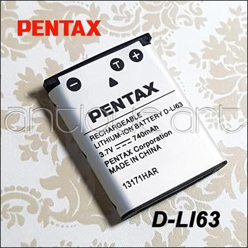 A64 Bateria Pentax D-li63 Optio L40 M30 M90 Rs1000 T30 W30