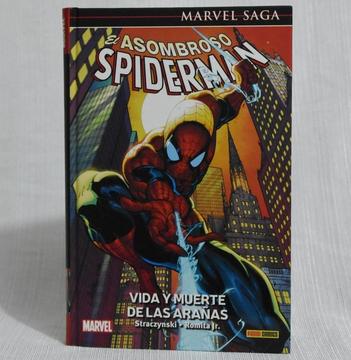 Panini comics Marvel saga El Asombroso Spiderman 3: Vida y muerte de las arañas