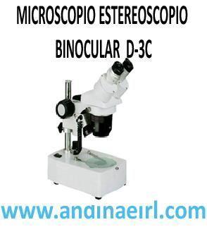 MICROSCOPIO ESTEREOSCOPIO BINOCULAR D3C LABOR TECH