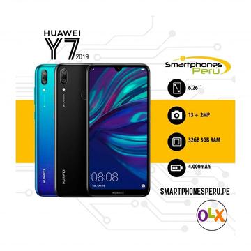 Huawei Y7 2019 32GB / Entrega inmediata /Smartphonesperu.pe