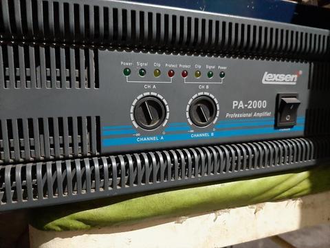 Power, Poder Lexsen Pa2000 Y Pa4000