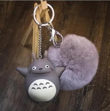 Lindo Colgante Llavero Pompon Totoro
