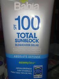 Bloqueador Solar Bahia