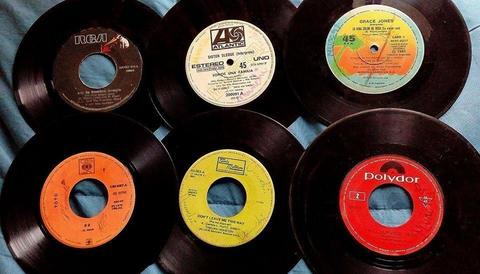 Vinilos 45 rpm Rock Disco Salsa Cumbia Balada otros. Solicitar lista actualizada
