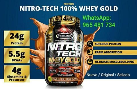 Nitrotech Whey Gold 5.5lb - Proteína Iso
