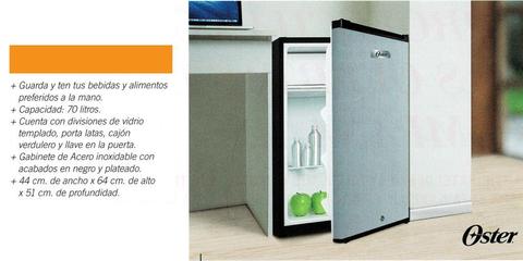 VENDO LINDO FRIGOBAR OSTER MODELO OSPMB70BV 70Lt SILVER