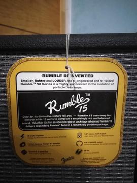 Amplificador Fender Rumble 15 1x8 15W