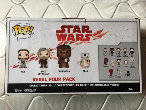 Pop Star Wars paquete de 4