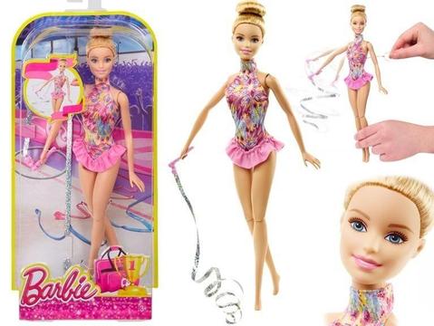 Barbie Gimnasta Mattel. Muñeca Niñas. Juguete Niñas