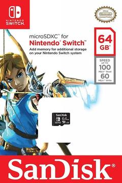 Memoria Sandisk para Nintendo Switch