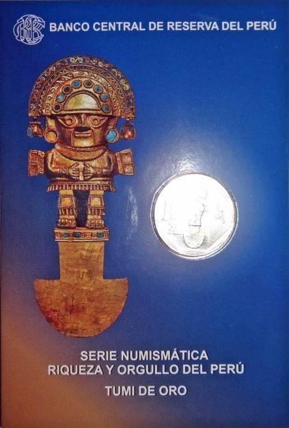 Blister Tumi Colección monedas riqueza y orgullo del Perú