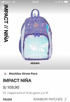 Mochila Xtrem Pack Niñas