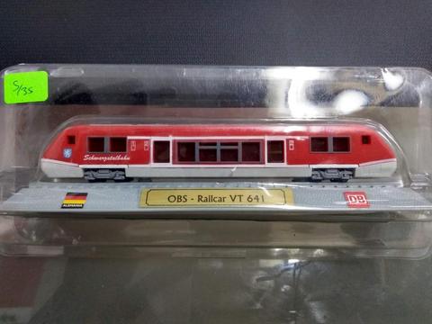 1/87 Locomotora OBS Rallcar VT 641 Alemania Dakar Auto Bus Carro Tanque Barco Ferrocarril Tren