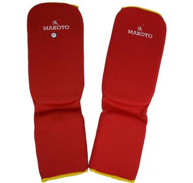 CANILLERAS ROJA DE ALGODON MUAYTHAI MMA KARATE