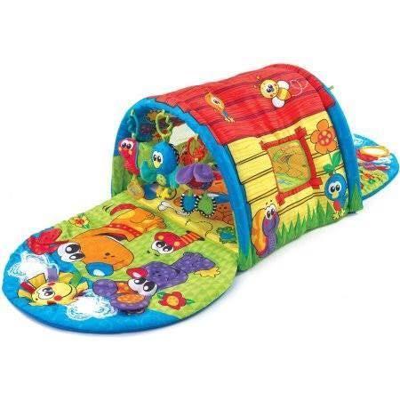 Gimnasio para bebe Playgro 0183775 Puppy Playtime Tunnel Gym Stem