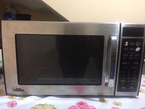 VENDO MICROONDAS SAMSUNG CHEFF ACERO INOXIDABLE