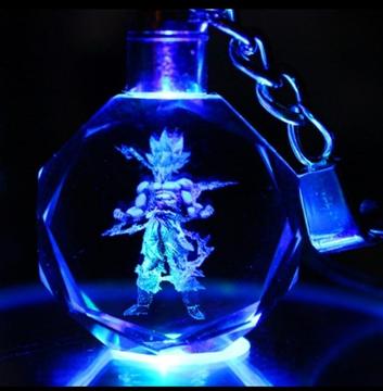 Llavero Cristal con Luz Led -dragón Ball