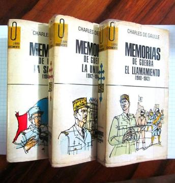 Memorias Completas de la Guerra (1940-1946). Charles de Gaulle. Plaza & Janés, S.A. Barcelona – España. 1970